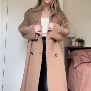 ✿ MALLIA 100% Wool & Cashmere Coat Size L